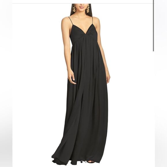 $285 Sachin & Babi Black Jessica Gown in size 4 - Picture 2 of 6
